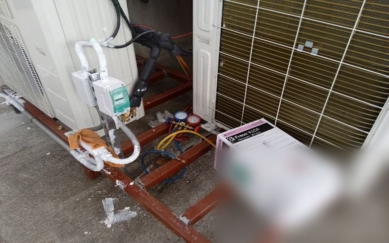 Instalación de aire acondicionado – trabajo realizado por SIPSA