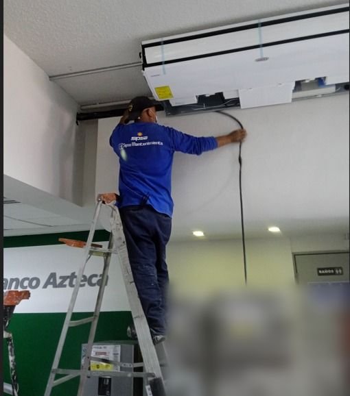Mantenimiento de aire acondicionado – trabajo realizado por SIPSA