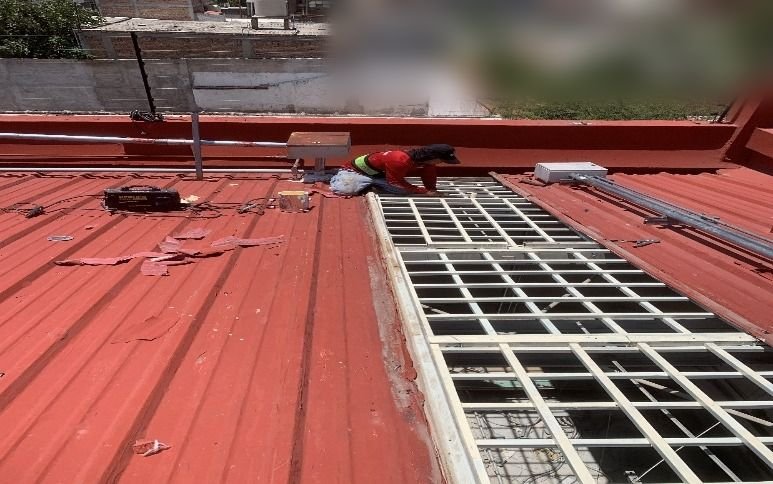 Estructura metálica – trabajo realizado por SIPSA