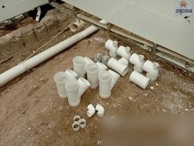 Instalación sanitaria – trabajo realizado por SIPSA